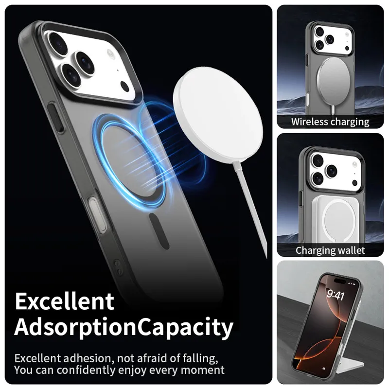 Translucent Candy Color Matte Shockproof Protective Phone Case