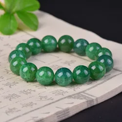 Elegant Green Beaded Circle Bracelet (Green)