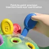 Dinosaur Montessori Baby Toys Hand-eye Coordination Fine Motor Training Develop Concentration Children Sensory Educational Toy 4