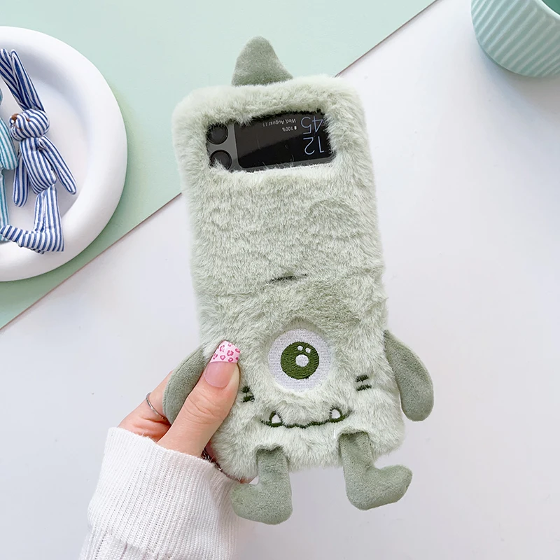 Custodia Funda Per Samsung Galaxy Z Flip 4 Z Flip 3 Z Flip Second Z Flip 2 Big Eyed Cub Custodia Protettiva Antiurto Per Telefono