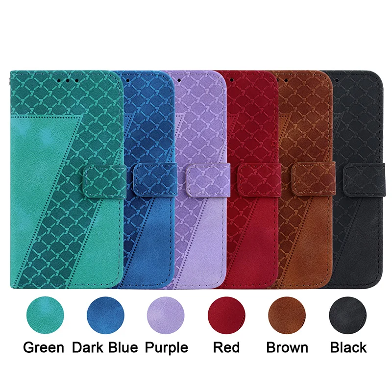 Elegant Leather Flip Wallet Case with Stand and Protective Cover