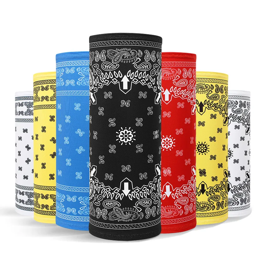 

Paisley Cycling Tube Scarf Men Women Sports Neck Bandana Multifunctional Bicycle Headgear Sunscreen Motorcycle Helmet Face Mask