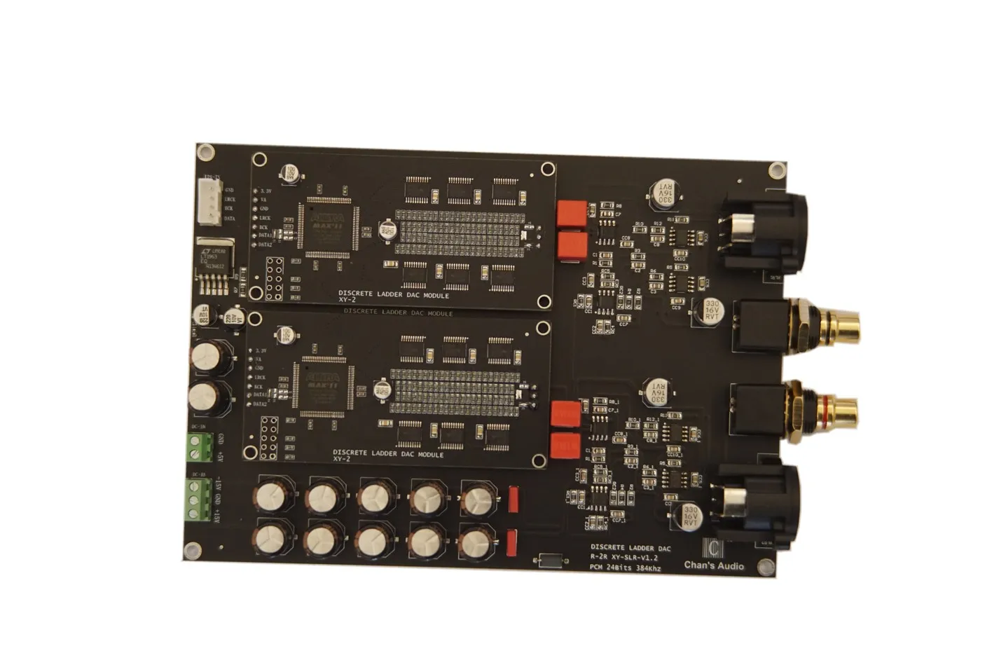 

R2R XY-SLR complementary resistance ladder differential balanced decoding board