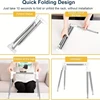 Foldable Clothes Drying Rack Floor Stand Stainless Steel Portable Travel Garment Rack Retractable Household Outdoor 빨래건조대 ﻿행거 6