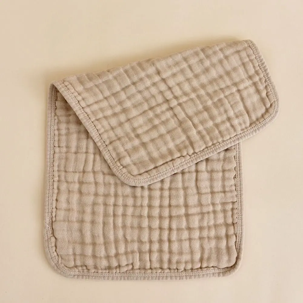 New Cotton Muslin Burp Cloths Large 6 Layers Newborn Bib Breathable Hand Washcloths for Boys Girls