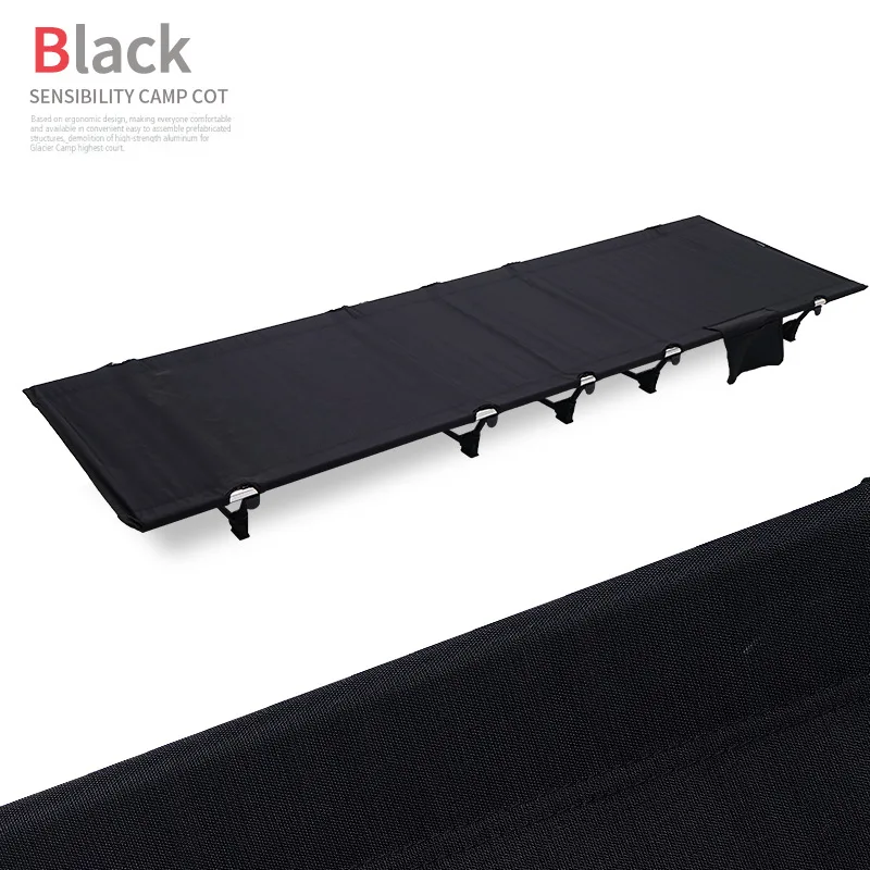 

Outdoor Lightweight Folding Bed Portable Camping Bed Simple Camp Bed Escort Lunch Break Bed Camping Simple Leisure Bed