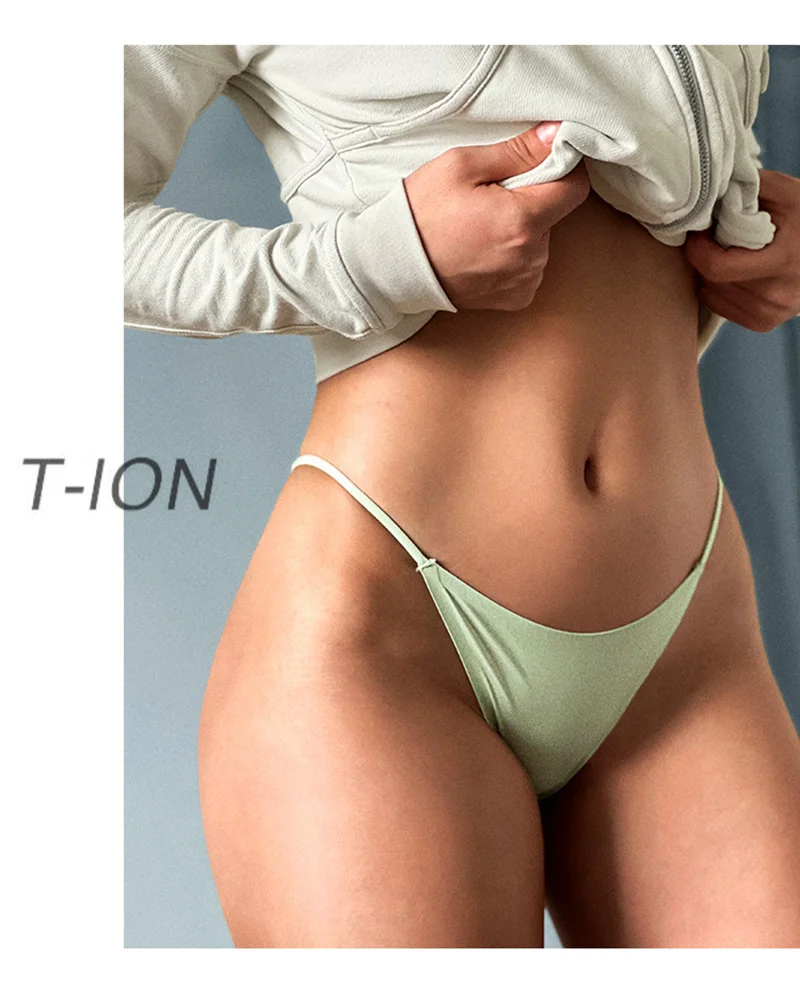 Eisseide Damen-Slips Sexy Weiche Unterwäsche Nahtlose Hüftslips Damen-Lingerie Atmungsaktive Bikini-Unterhosen – Detail 8