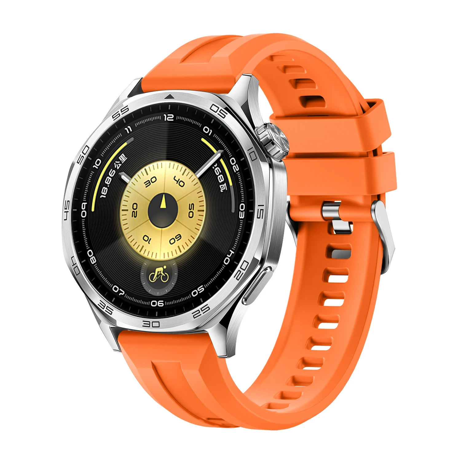 Offizielles 22-mm-Armband für Huawei Watch GT 6 5 4 46 mm/Watch 4 5 Pro/Watch GT 6 5 3 2 Pro 46 mm Verbund-Silikonarmband – Detail 4