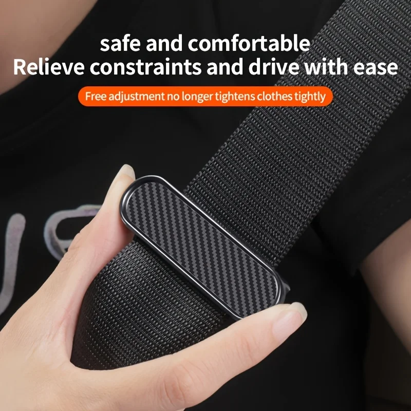 Car Seat Belt Adjuster Seat Belt Clamp Shoulder and Neck Locking Clip Protector Comfortable Driving Auto Accessories
