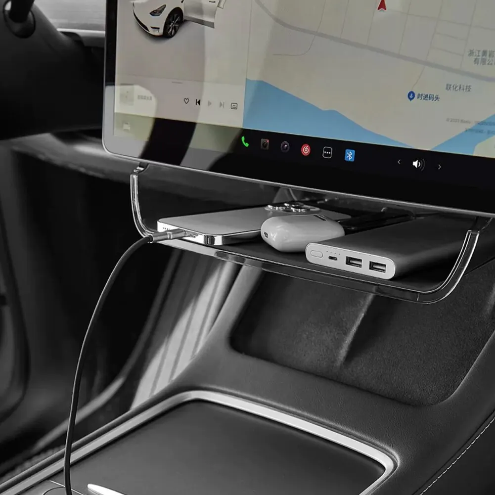 Compartiment secret du bras central Tesla pour Model 3/Y