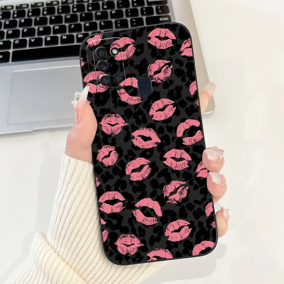 Elegant Printed Soft Silicone Shockproof Phone Case with Camera Protection