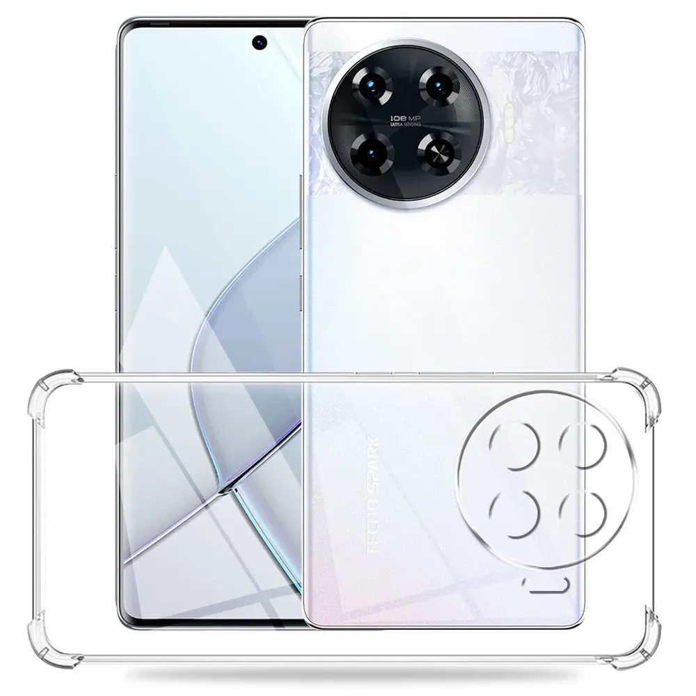 Clear Shockproof Silicone Soft TPU Cover