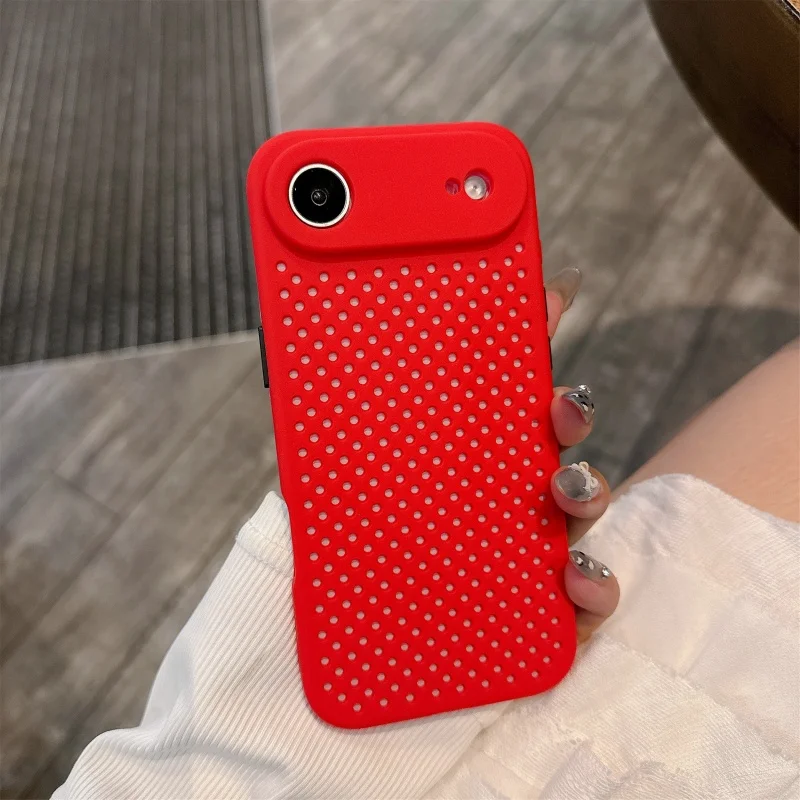 Cooling Breathable Soft Silicone Phone Case with Heat Dissipation