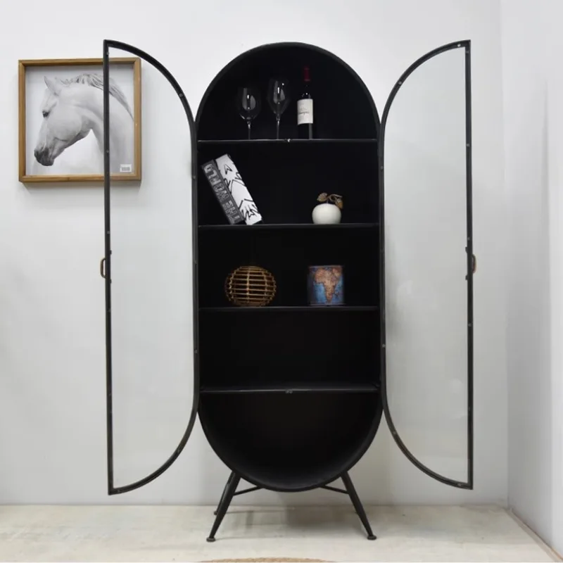 Living Room House Wine Bar Cabinet Display Modern Simple Stylish Wine Cabinet High Quality Bar Alcool Meuble Furniture