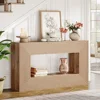 59-Inch Long Console Table for Living Room, Narrow Wood Entryway Table, Sofa Table with Storage, Farmhouse Behind Couch Table 4