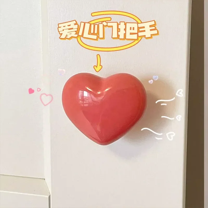New Handle Toilet Press Button Heart Shaped Press Tank Push Switch Toilet Bathing Room Decor Water Flush Button Tools
