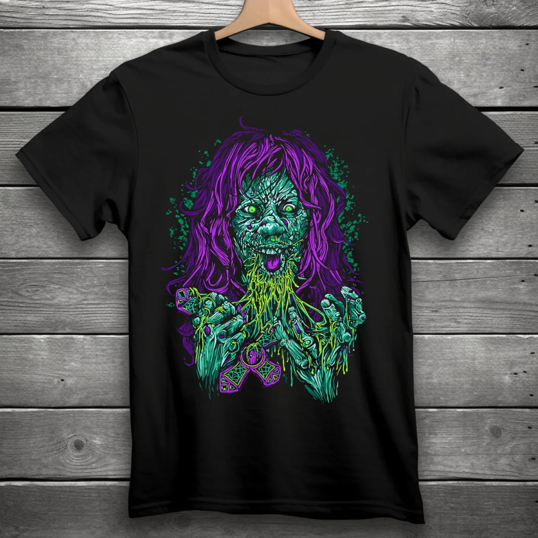 

The Exorcist Regan Movie Horror T-Shirt Black