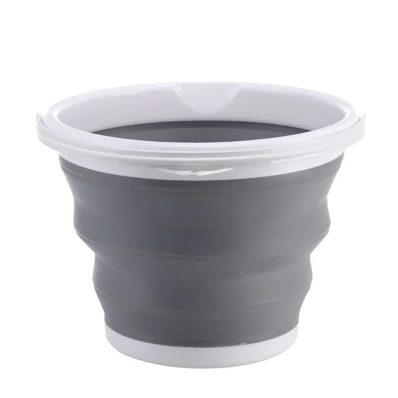 Folding Bucket 3L Collapsible Portable Water Bucket for Car Washing Fishing Camping