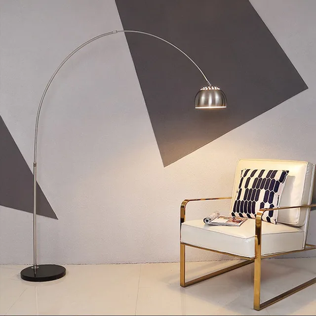 Medium fishing light floor lamp living room sofa light simple modern bedroom study Nordic designer floor standing lamp