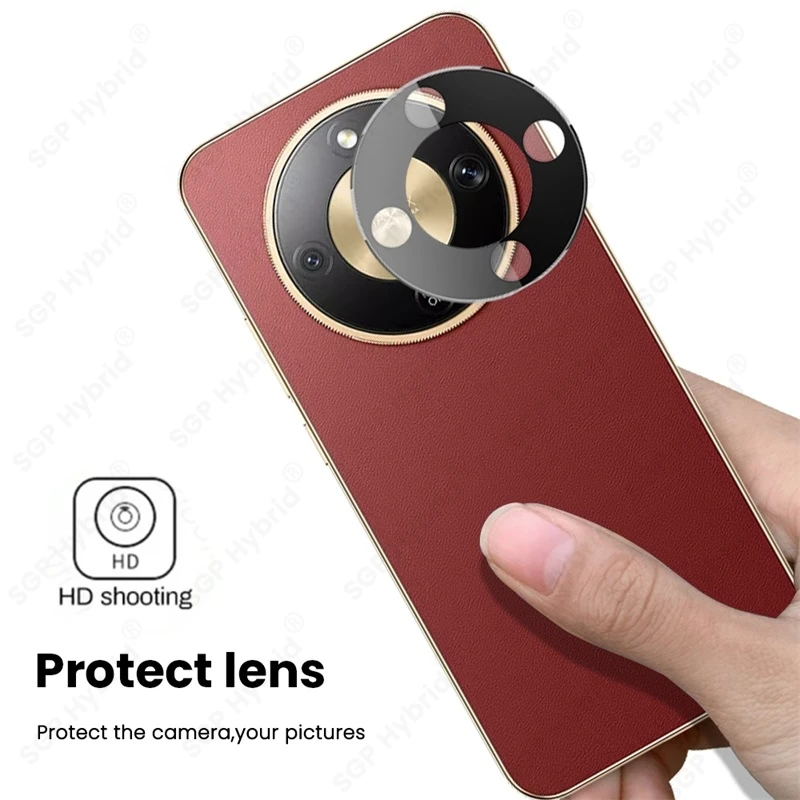 Premium 3D Curved Tempered Glass Camera Lens Protectors with Durable Case
