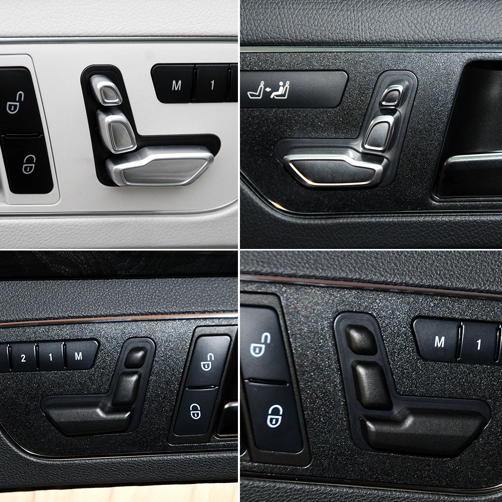 메르세데스 W212 W166 W292 벤츠 E ML GL GLS 클래스 E200 E250 ML300 GLE450 용 카시트 조정 스위치 버튼 머리 받침 버튼