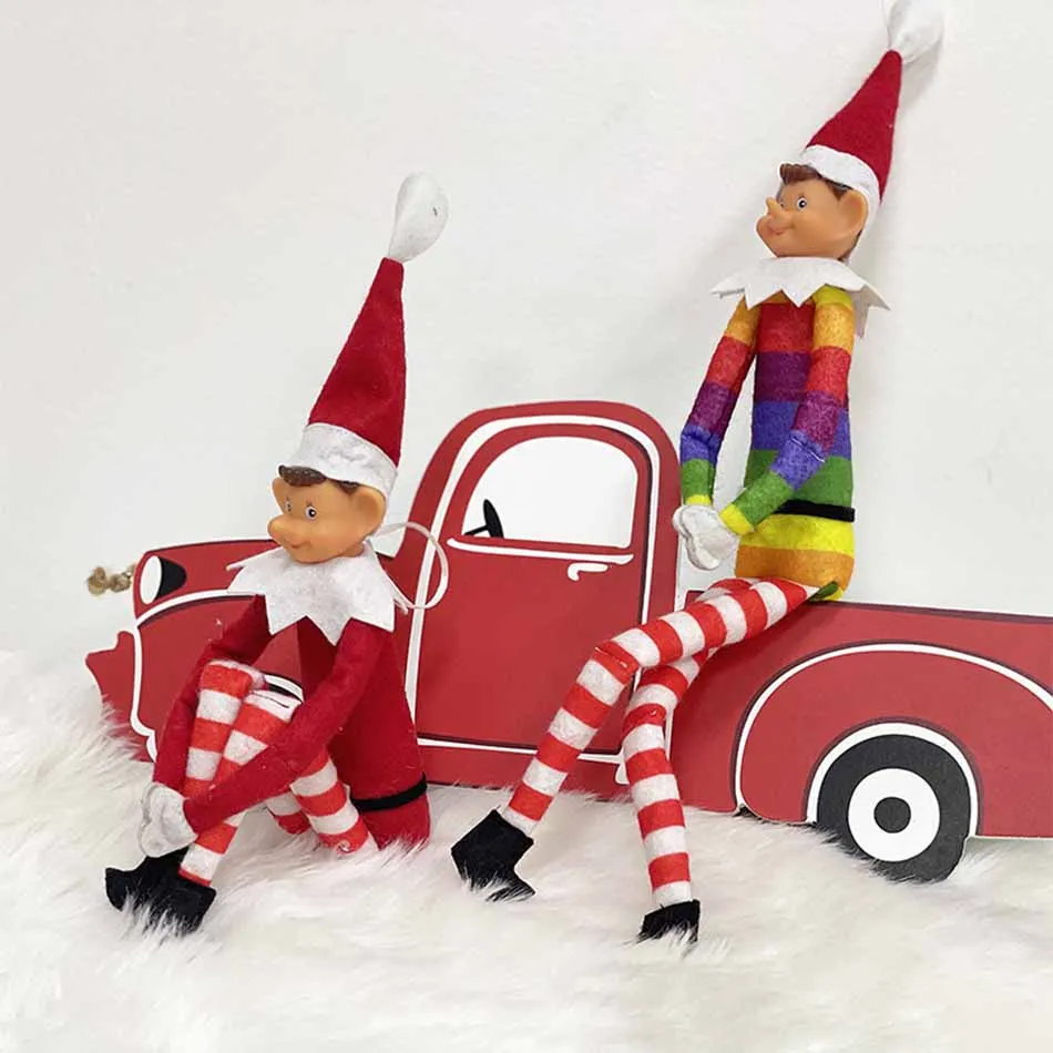 Christmas Doll 40cm Christmas Elf Fairy Doll Accessories Desk Decoration Home
