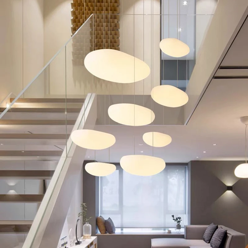 Nordic home decoration, stair chandelier, living room bedroom and dining room Pendant lights, ceiling light, indoor lighti