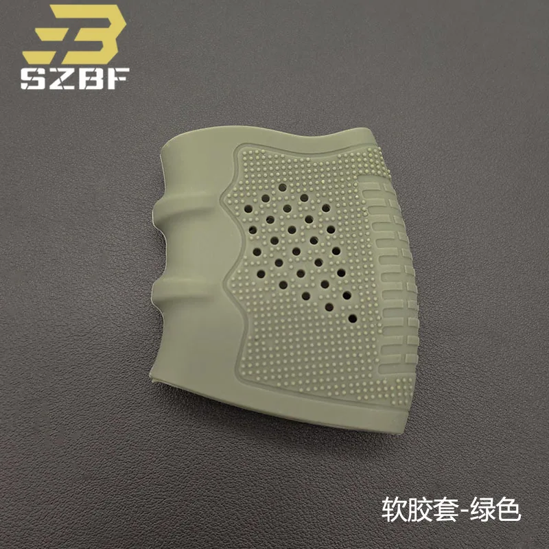 Universal Grip Tactical Cover Pistol Handle Rubber Gloves For Glock G17 G18 Airsoft Outdoor Non-slip Gloves Hunting Accessory