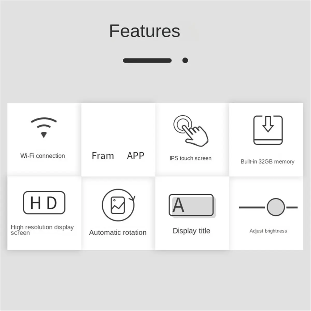 A73T 10.1인치 포토 프레임 1+32G 1280X800 WiFi 디지털 포토 프레임 데스크탑 비디오 플레이어 미국 플러그