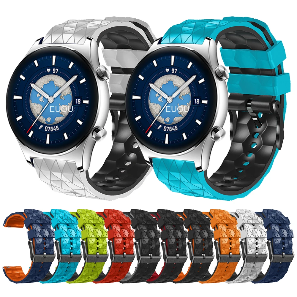 Cinturino Per Honor Watch Gs 3/Gs Pro Cinturino In Silicone Per Honor Magicwatch 2 Magicwatch2 Cinturino Da 46Mm Cinturino Da Polso Accessori Per Brac