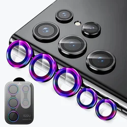 Premium Tempered Glass Camera Lens Protector - Enhanced Protection - S24 Ultra (05Colorful)