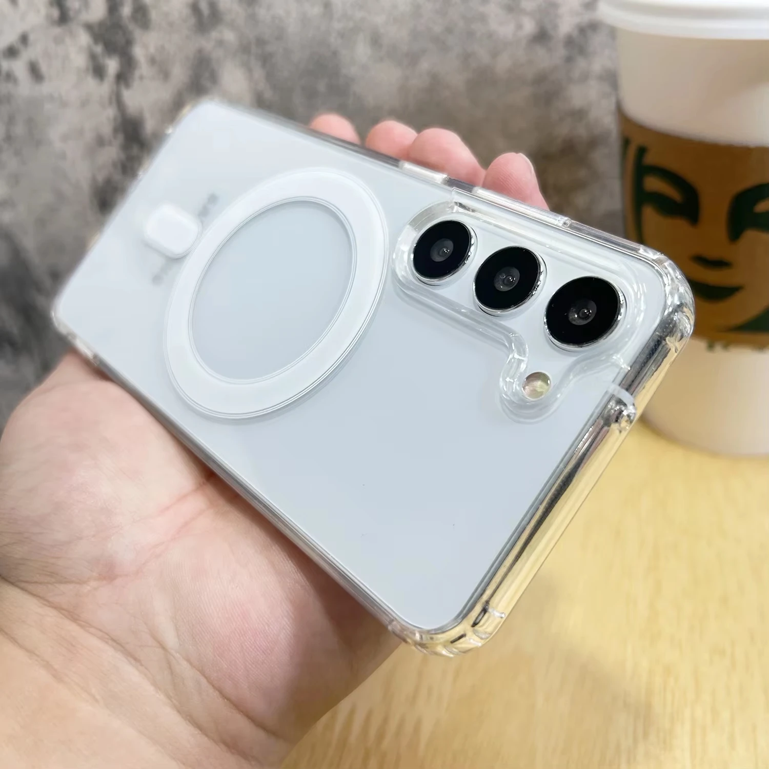 Enhanced Magnetic Wireless Charging Case with Magsafe Compatibility