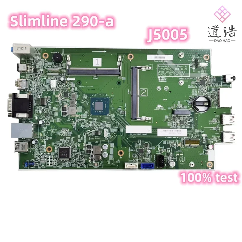 942036-603 For HP Slimline 290-a Desktop Mtherboard 17520-1 L46245-001 942036-003 J5005 CPU DDR4 1 Sd54ac1461ad946aa9e6cca607b1d65a8N