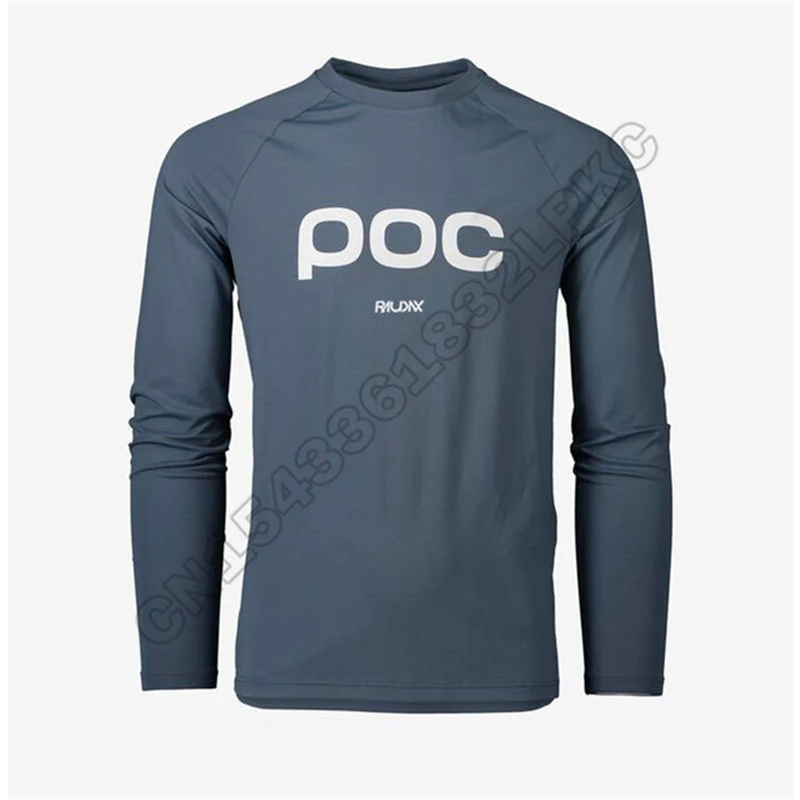 thumbnail image 1 of Nueva camiseta de descenso RAUDAX POC para bicicleta de montaña, camisetas para ciclismo de montaña, todoterreno, Dh, motocicleta, motocross, ropa deportiva, camisetas de ciclismo para carreras, 1 of 5