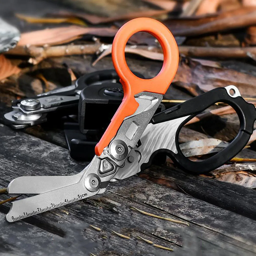 Rescue Shears Folding First Aid Kit Scissor Paramedic Equipment