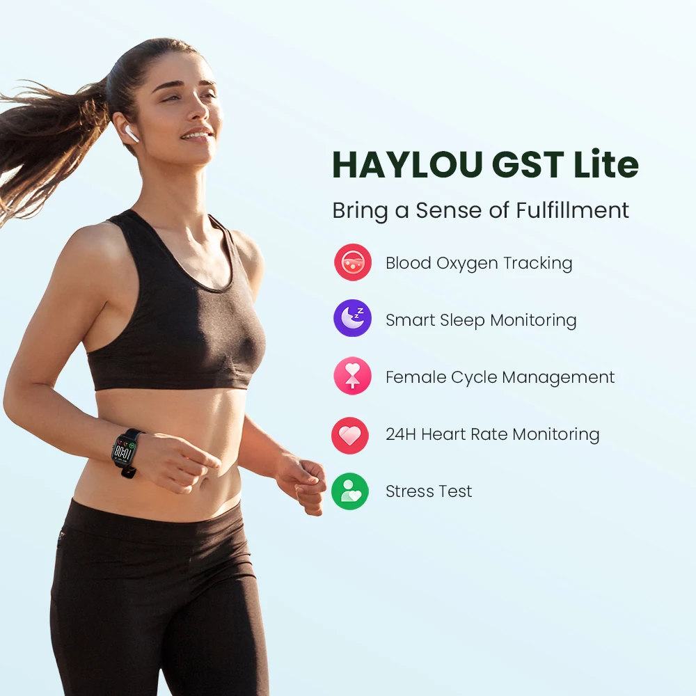 HAYLOU GST Lite Ʈ ġ Ʈ ġ, ǰ ͸, 30   ,   ġ, 1.69 ġ  ÷