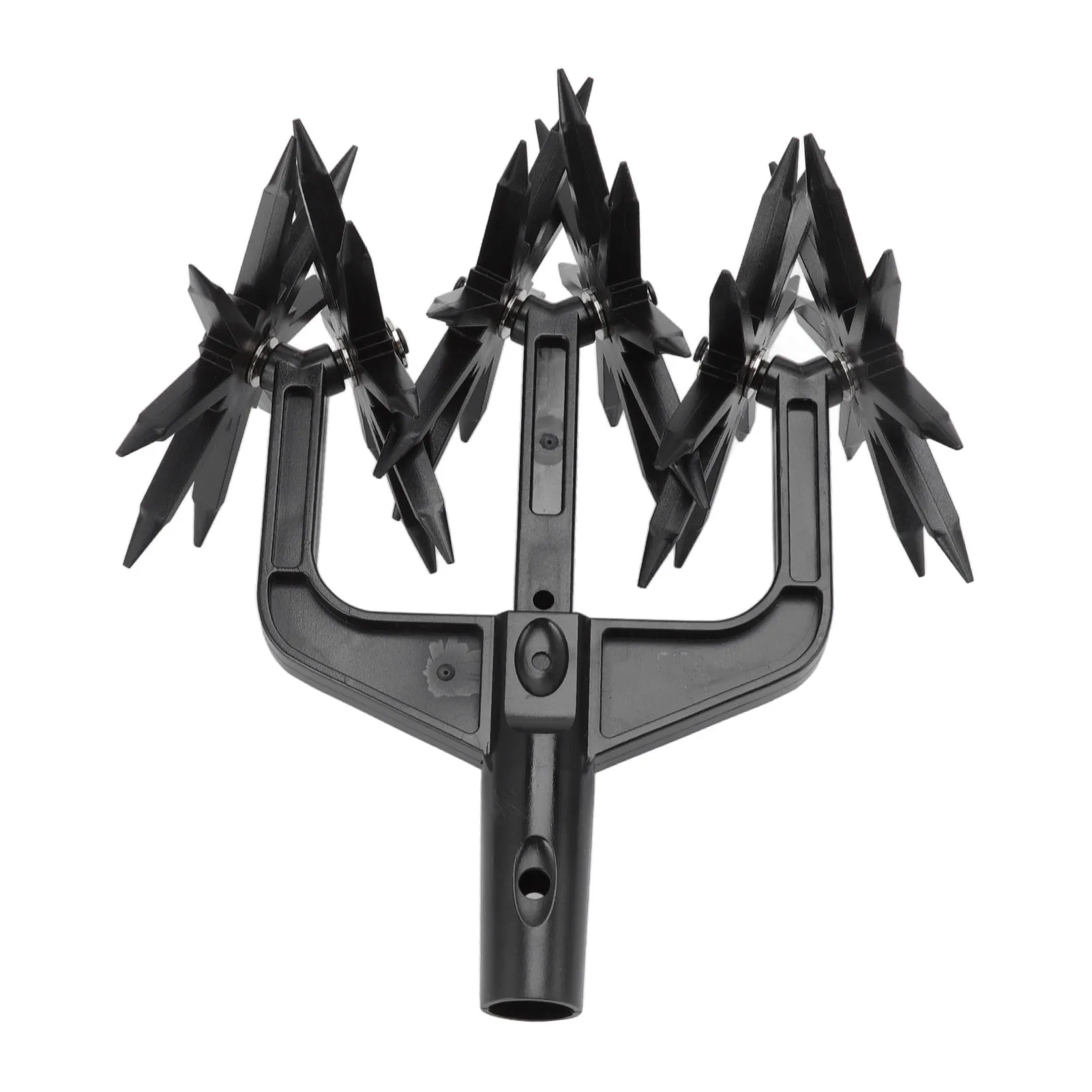 Description Picture 5 of itemGarden Aerator Rotary Cultivator Tool Garden Soil Scarifier Wear Resistant 2 in 1 Ventilated Scarifier Rotary Tiller for Garden