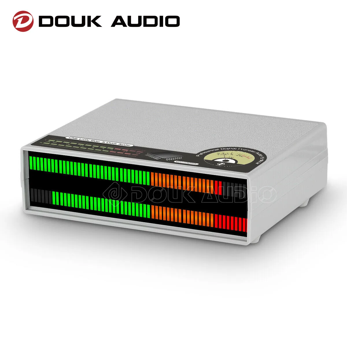 Stereo 56 Bit Sound Level Meter LED Music Spectrum Dot Matrix Desk Audio Lamp 
