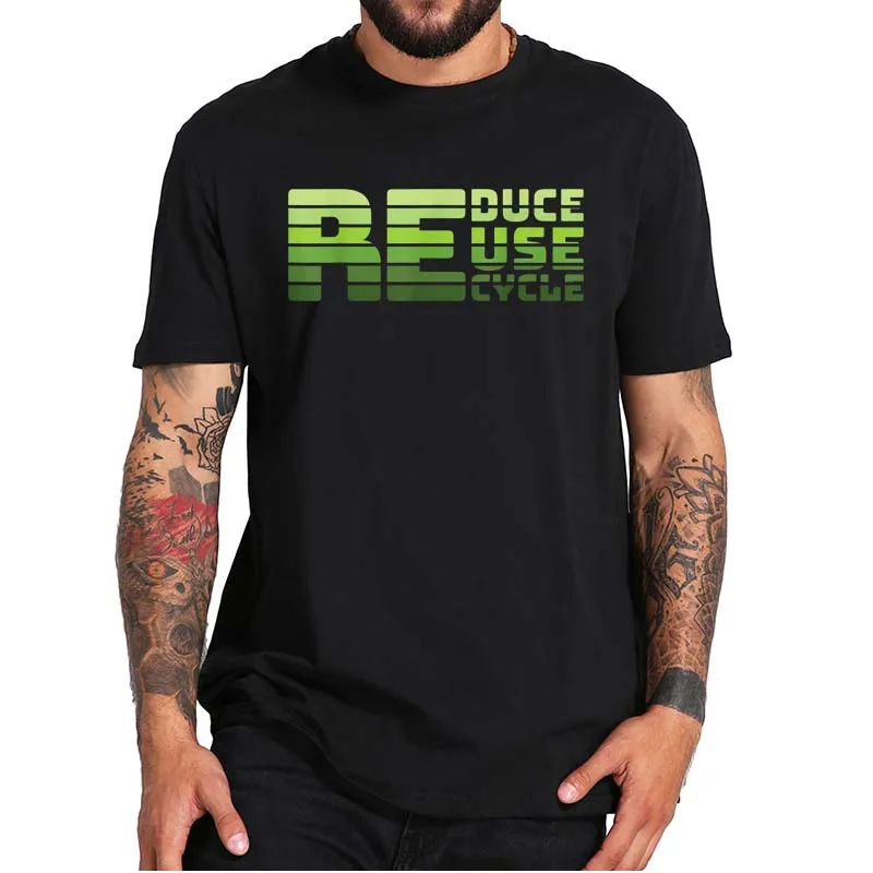 Мягкая мужская футболка из 100% хлопка с возможностью переработки изменения