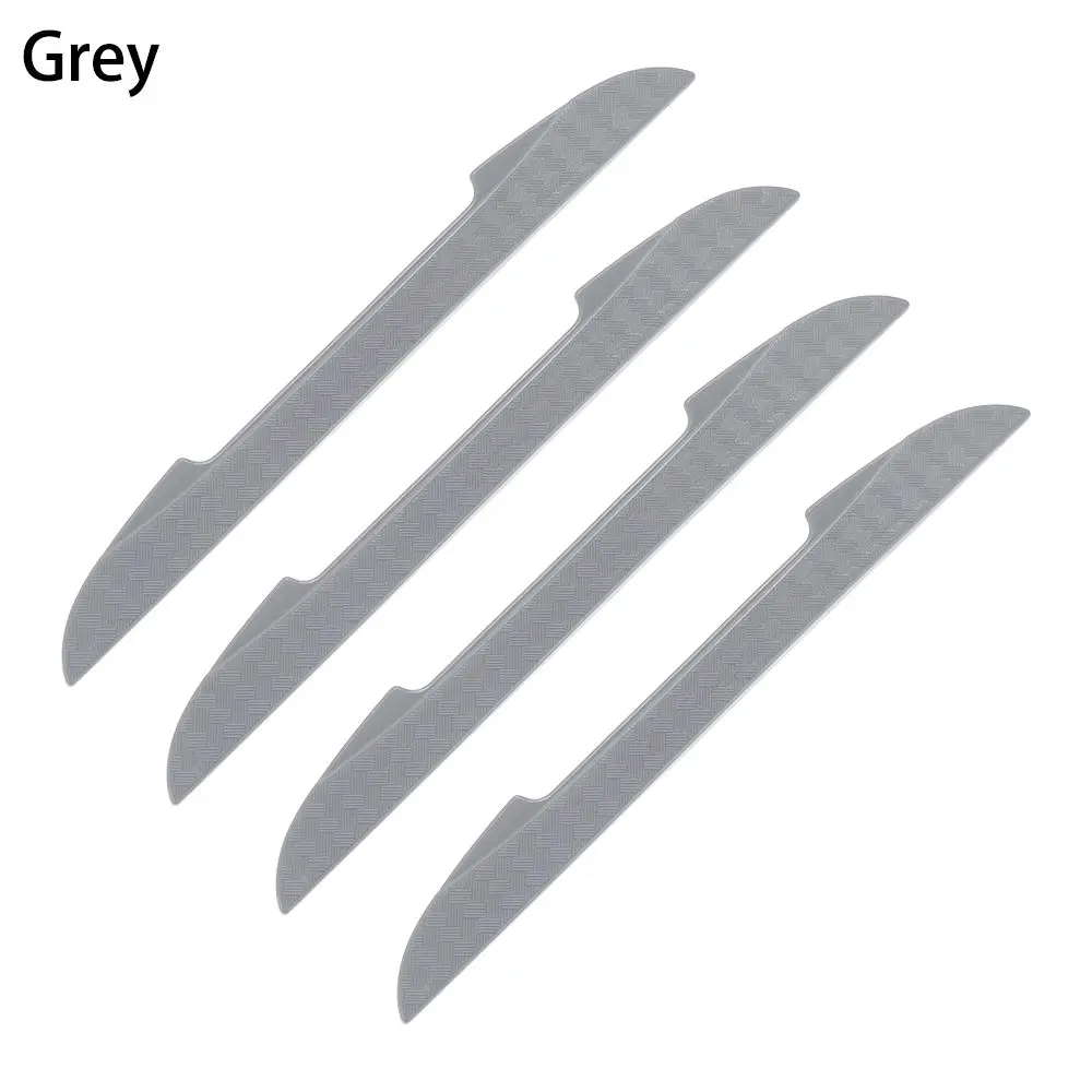 Car Door Edge Guard Strip Set - Soft Rubber Anti-Collision Protector, 4 Pieces