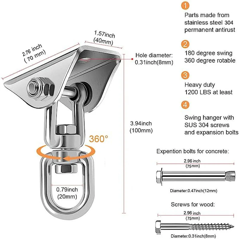 Adult Sex Swing and 360 Degree Spinning Indoor Swing, Sex Swing Set with Premium Paint Stand and Widened Thick Comfortable