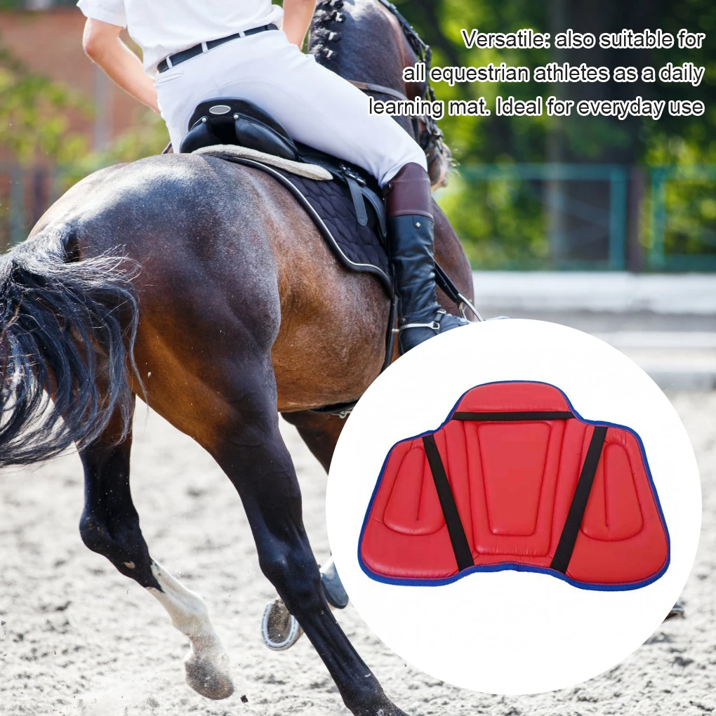 Riding Saddle Pad Soft Equestrian Seat Comfy Cover Ergonomic Sports Damping Support Cushion Adults Kids Beginners Gifts