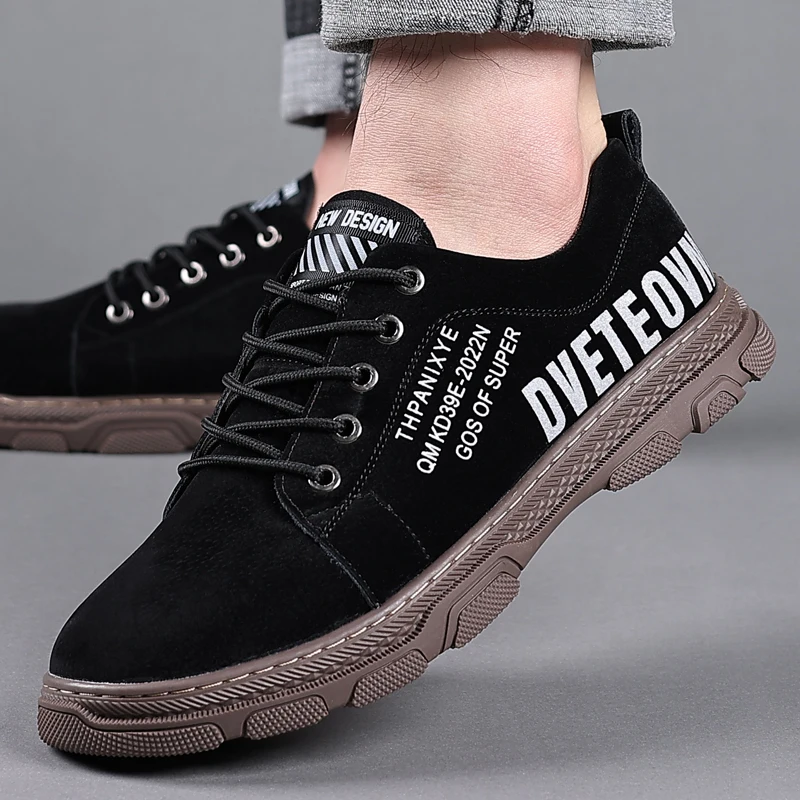 Echt Leer Jeugd Mannen Werken Schoenen Lage Top Hoge Kwaliteit Mannelijke  Casual Schoenen Zachte Tpr Zool Comfortabele Mannen Sportschoenen  1108|Casual schoenen voor Mannen| - AliExpress