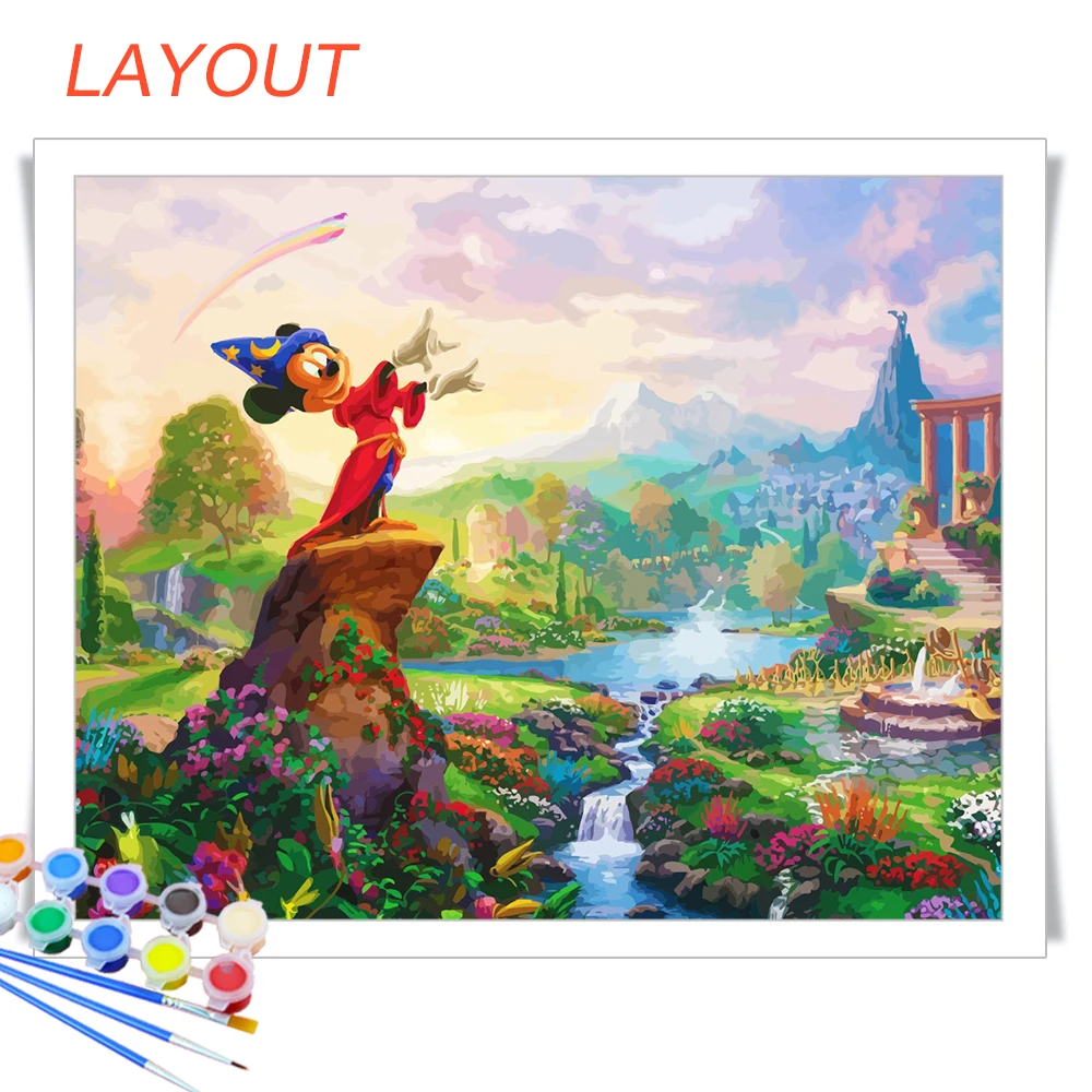 disney - Paint by numbers - PBN Canvas