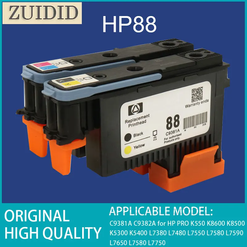 

Печатающая головка HP88 Печатающая головка для Canon HP PRO K550 K8600 K8500 K5300 K5400 L7380 L7480 L7550 L7590 L7650 L7580 L7750 печатающая головка
