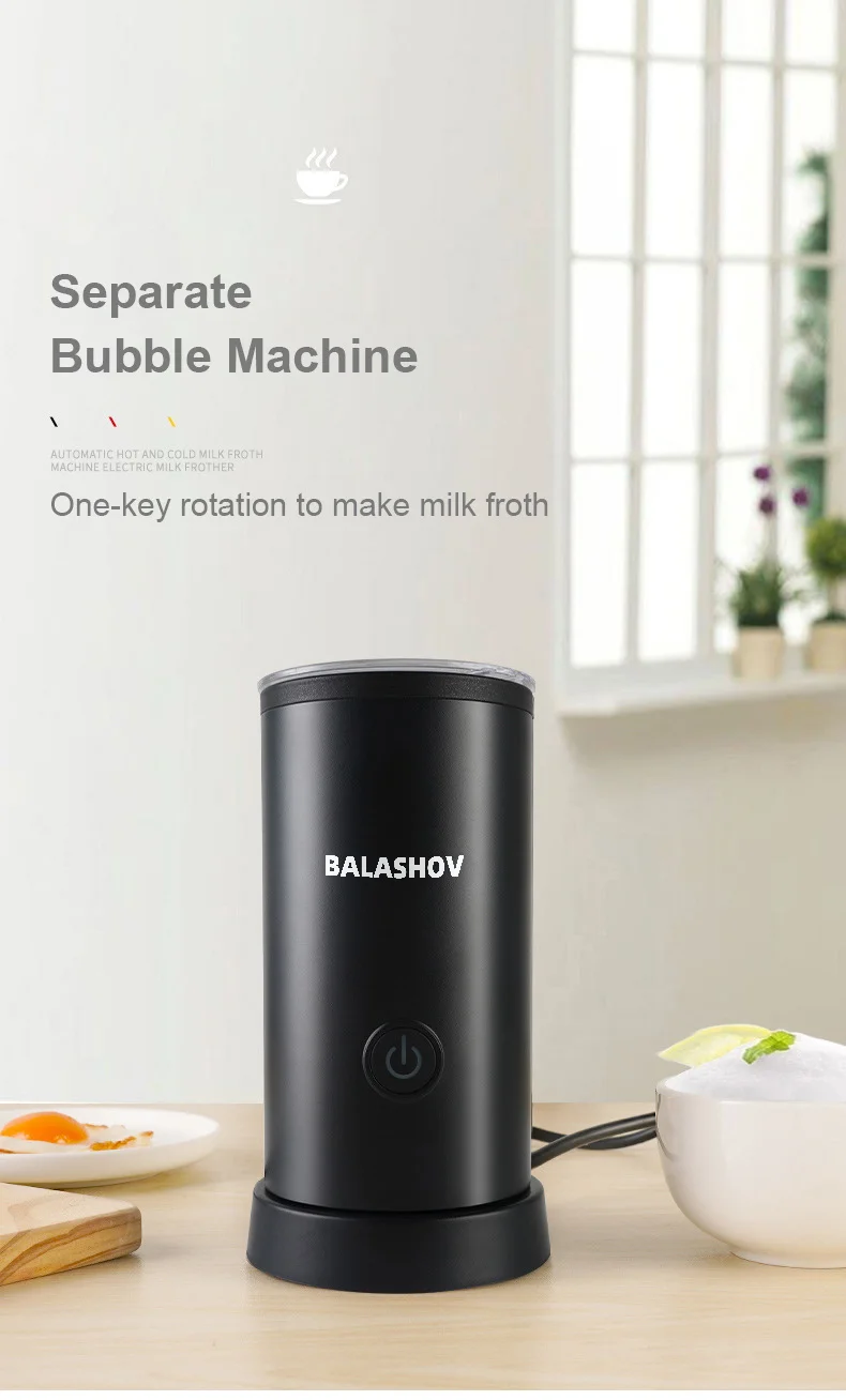 Description Picture 2 of itemHot Cold Milk Frothers Machine High Quingity Chocolate Mixer For Cappuccino Coffee Latte Household Electric Milk Frother Foamer