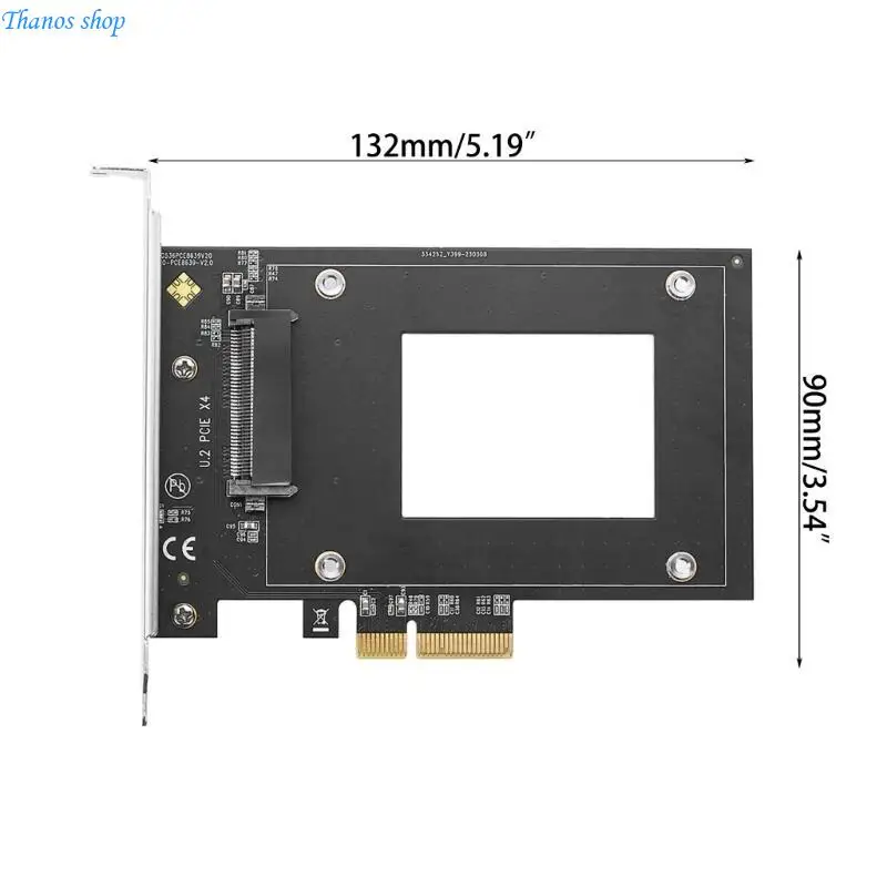U.2-PCIe 어댑터, PCIe U.2 NVMe SSD 확장 카드 SFF-8639 PCIe 라이저 X37A