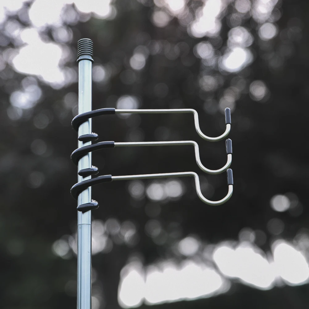 Stainless Steel Tent Pole Lamp Hook Multifunctional for Outdoor Hiking Camping