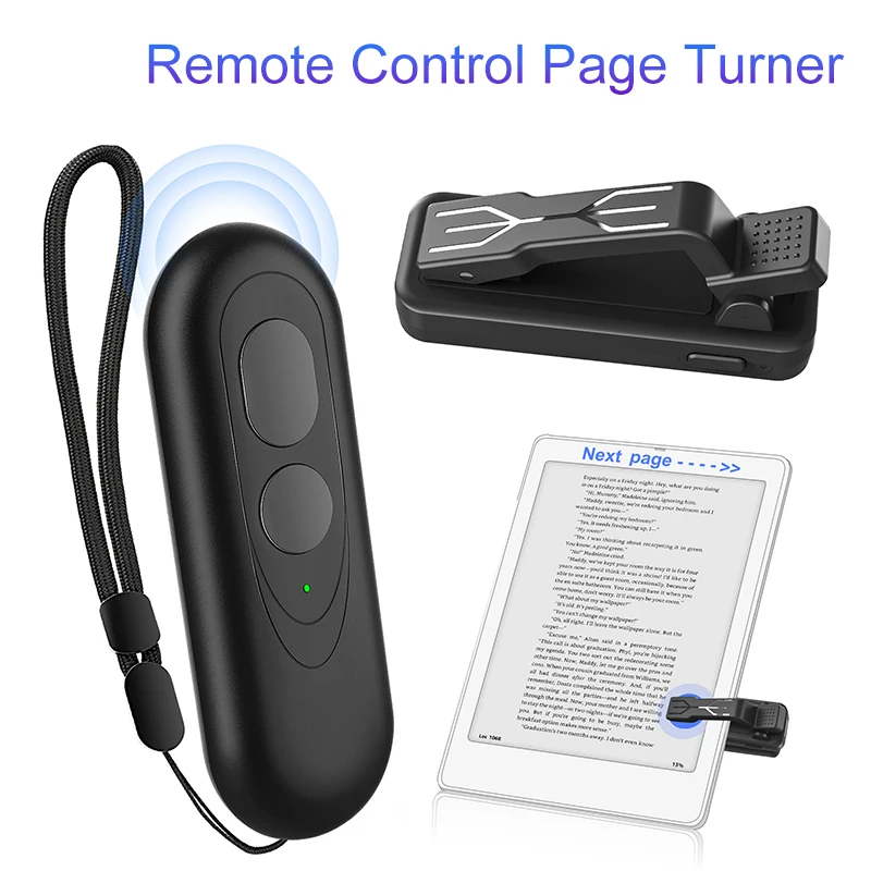 Tourneur de Page avec télécommande RF, caméra de téléphone, obturateur d'enregistrement vidéo pour iphone, ipad, Android, Kindle Kobo, EReaders, Clicker à distance - AliExpress