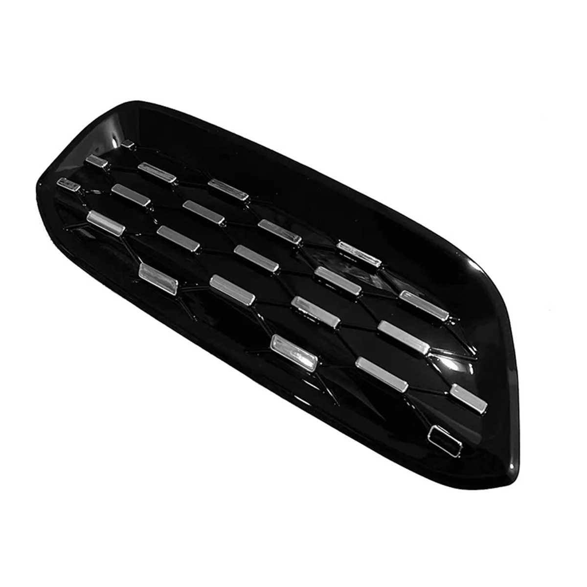 ABZV-Car Front Bumper Grille Kidney Grill Mesh Cover for BMW I3 I01 LCI 2014-